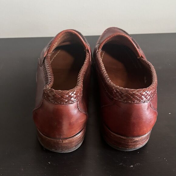 Allen Edmonds Maxfield Mens Tassel Loafers 10 D Chili Burnished Leather main image 9